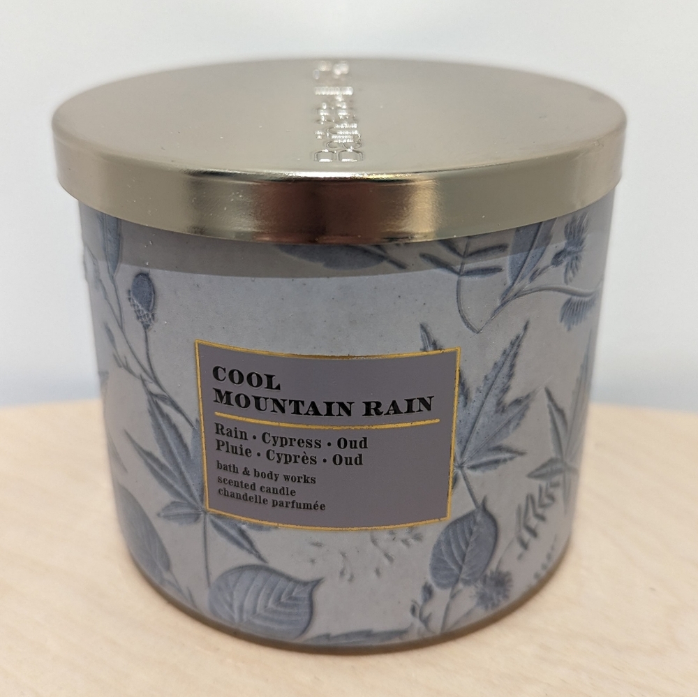 B&BW Cool Mountain Rain - 3-Wick Candle